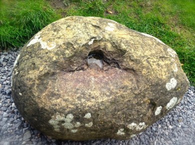 egg stone at glastonbury
