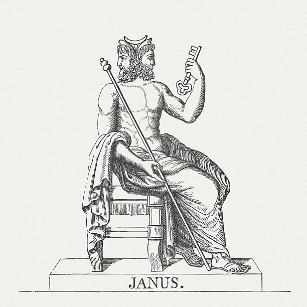 Janus sitting