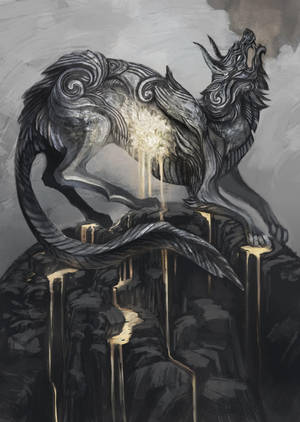 wolf dripping antimony