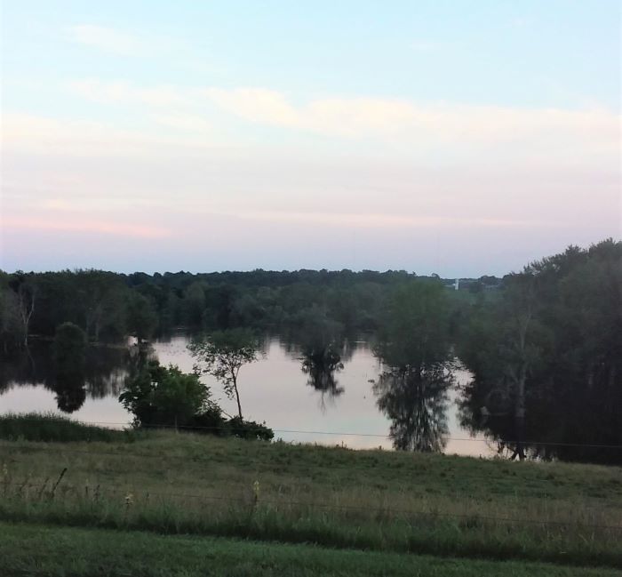 resized grand river flooded fields looking from lamont 070121