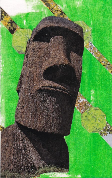 green easter island man