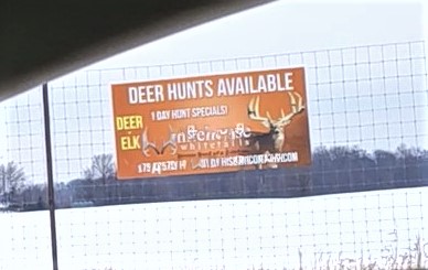 resized hunting sign