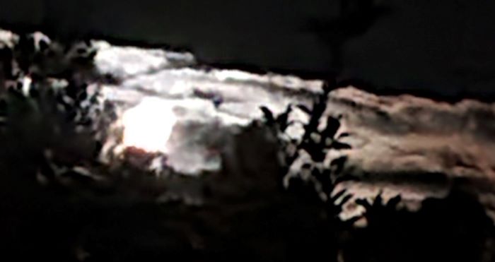 resized full moon with clouds on 080922