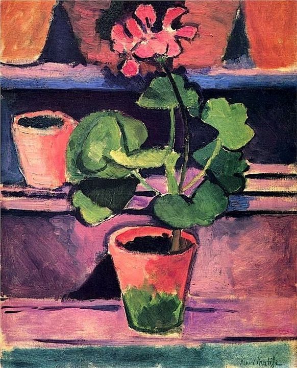 10 Vasiliki Katsarou Matisse Pot of Geraniums 1912