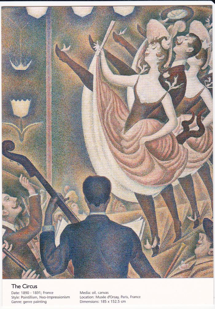 16 Mary Beth Frezon Seurat The Circus 1890 91