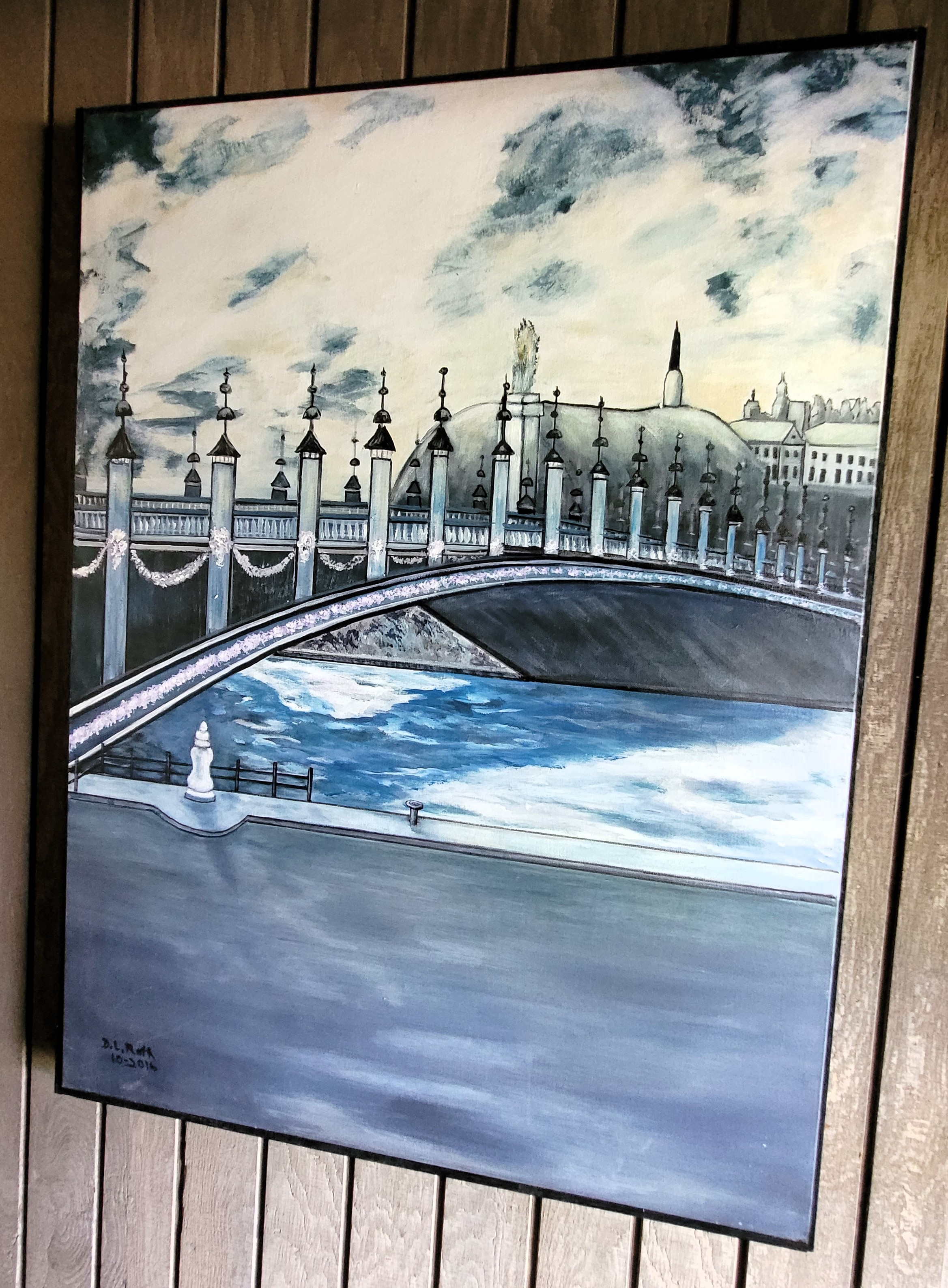 Dwight painting in entryway 20240808_105848